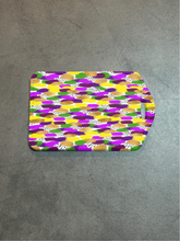 Load image into Gallery viewer, Brush Strokes Rectangle luggage tag w/steel cable ring