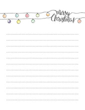 Load image into Gallery viewer, Merry Christmas Holiday Notepad – 5x7 | 25 Tear-Off Sheets | Christmas Gift List & Notes Pad
