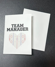 Load image into Gallery viewer, Hockey Team Manager Thank You Card
