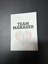 Load image into Gallery viewer, Hockey Team Manager Thank You Card