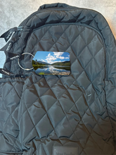 Load image into Gallery viewer, NatureScapes Rectangle luggage tag w/steel cable ring