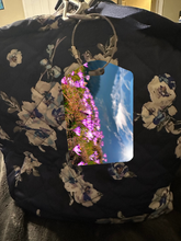 Load image into Gallery viewer, NatureScapes Rectangle luggage tag w/steel cable ring