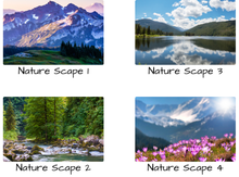 Load image into Gallery viewer, NatureScapes Rectangle luggage tag w/steel cable ring