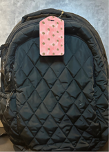 Load image into Gallery viewer, Pink Dots Rectangle luggage tag w/steel cable ring