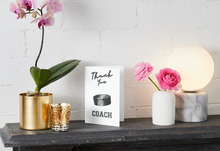Load image into Gallery viewer, Hockey Coach Thank you Card
