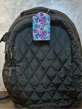 Load image into Gallery viewer, Sea Creature Rectangle luggage tag w/steel cable ring