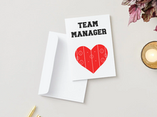 Load image into Gallery viewer, Hockey Team Manager Thank You Card