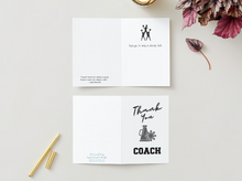 Load image into Gallery viewer, Cheerleading Coach Thank you Card