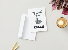 Load image into Gallery viewer, Cheerleading Coach Thank you Card
