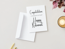 Load image into Gallery viewer, Congratulations on escaping the nut house! Happy Retirement card