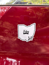 Load image into Gallery viewer, Ohio State Hockey Mom Magnet
