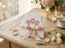 Load image into Gallery viewer, I Love Mom Balloon Card, Funny Mother's Day Greeting Card, Pink Balloons (5x7 Inch)