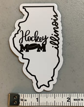 Load image into Gallery viewer, Illinois State Hockey Mom Magnet