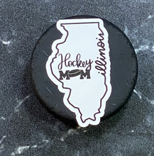 Load image into Gallery viewer, Illinois State Hockey Mom Magnet