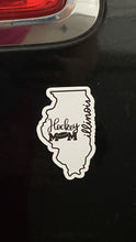Load image into Gallery viewer, Illinois State Hockey Mom Magnet