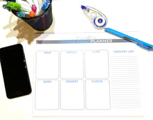Load image into Gallery viewer, Dinner Menu Planner Note Pad