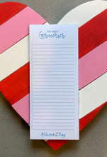 Load image into Gallery viewer, We need groceries magnetic notepad