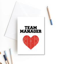 Load image into Gallery viewer, Hockey Team Manager Thank You Card