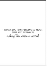 Load image into Gallery viewer, Hockey Mom Team Manager Thank You Card