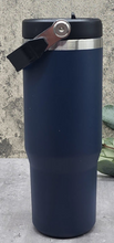 Load image into Gallery viewer, Custom Powder Coated 30oz Sports Bottle With Top Handle
