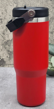 Load image into Gallery viewer, Custom Powder Coated 30oz Sports Bottle With Top Handle
