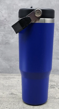 Load image into Gallery viewer, Custom Powder Coated 30oz Sports Bottle With Top Handle
