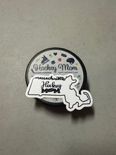 Load image into Gallery viewer, Massachusetts State Hockey Mom Magnet
