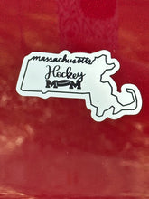 Load image into Gallery viewer, Massachusetts State Hockey Mom Magnet
