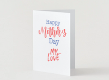 Load image into Gallery viewer, Romantic Mother's Day Card for Wife, Happy Love (5x7 Inch)
