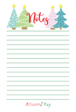 Load image into Gallery viewer, Christmas Trees -  4x6in Notepad
