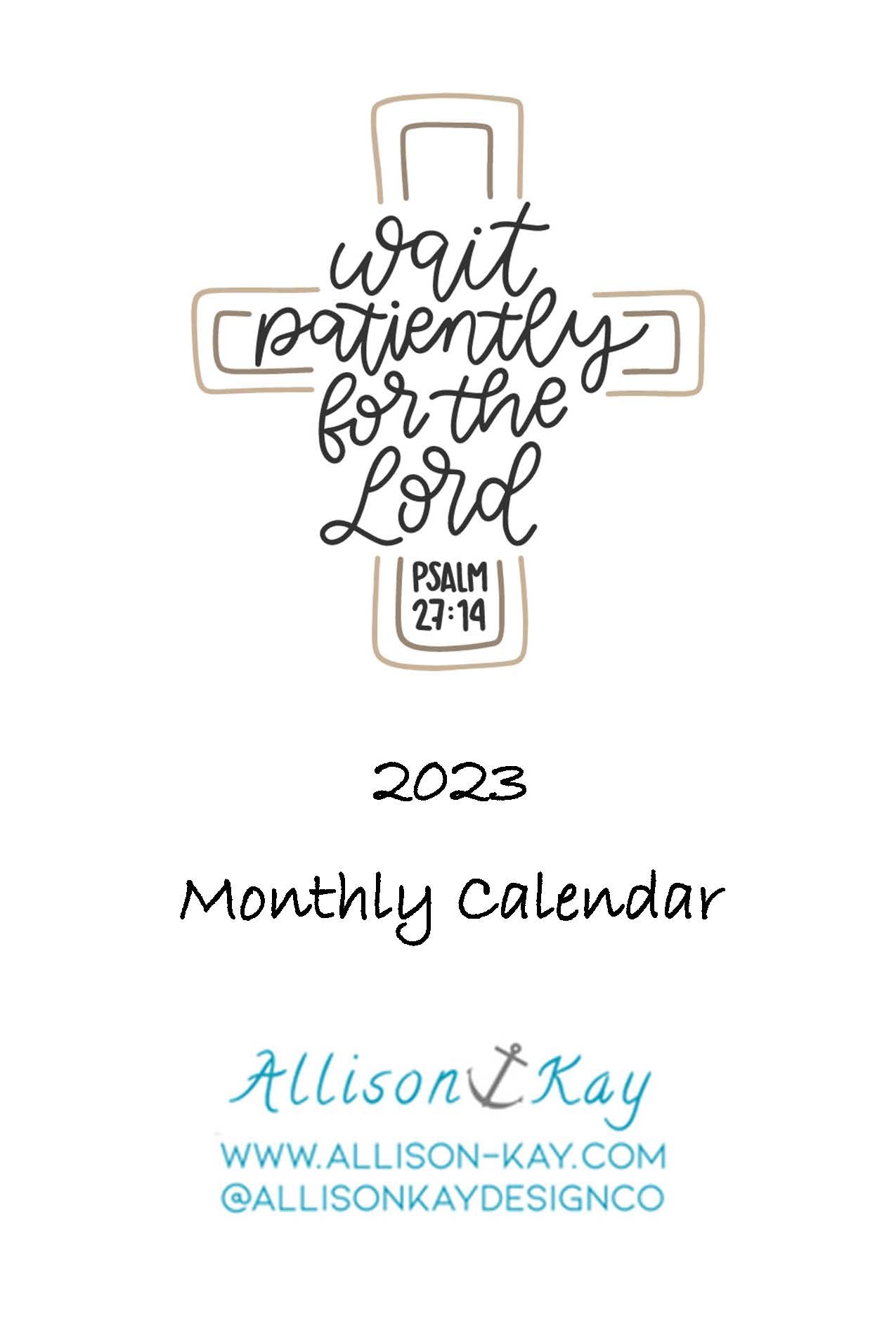 Bible Verse 2023 Desk Calendar with wood stand – Allison-Kay.com