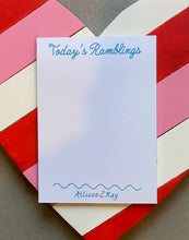 Load image into Gallery viewer, Today’s Ramblings notepad
